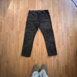 Men's Black Corduroy Pants